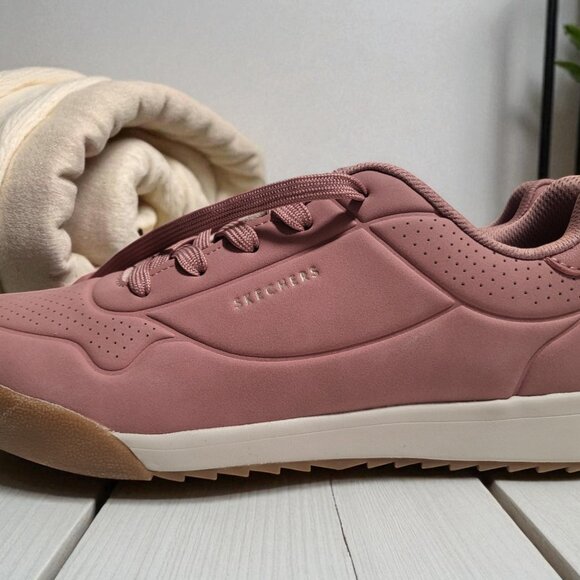 Skechers Los Angeles WOMENS Pink ROSE Shoes Sneakers Sz 9.5 New W Tags - Picture 4 of 4